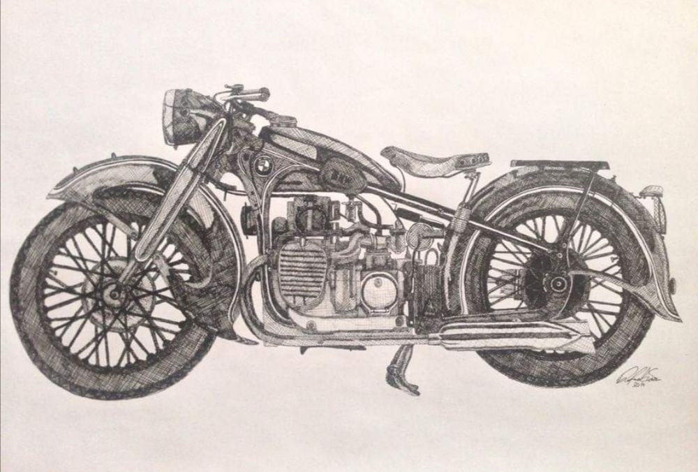 Desenhos de carros e motas por encomenda