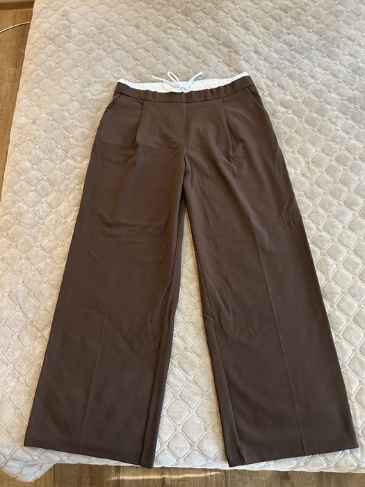 Штани zara, коричневого кольору
