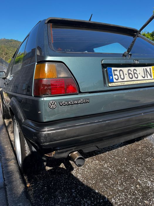 Golf 2 GTD jantes Rial Mahle pneus novos.