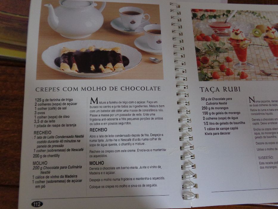 Livro Doce da Compal, receitas de doces