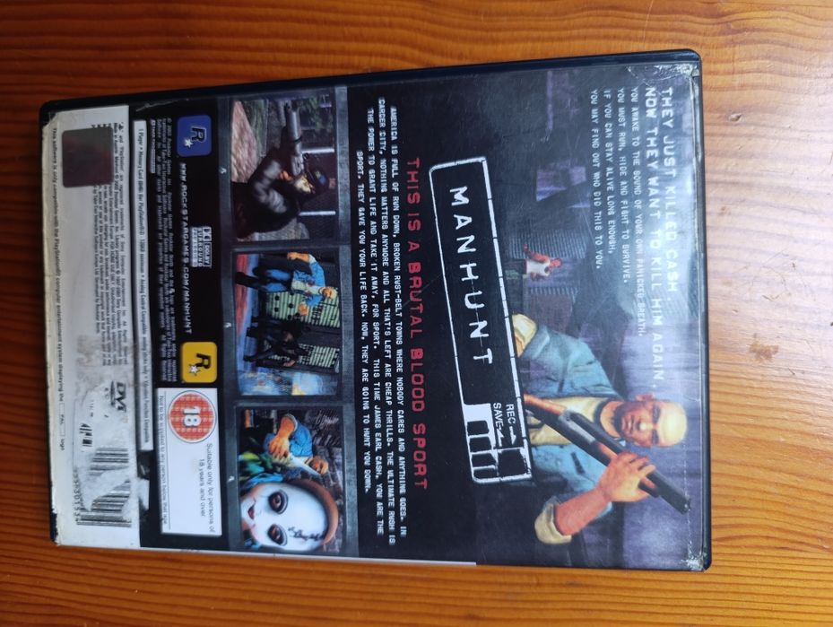 Playstation 2 manhunt psx Ps2 ps3 ps4 vita psone ps1 retro jogo