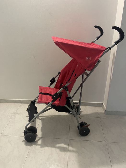 Carrinho zippy rosa