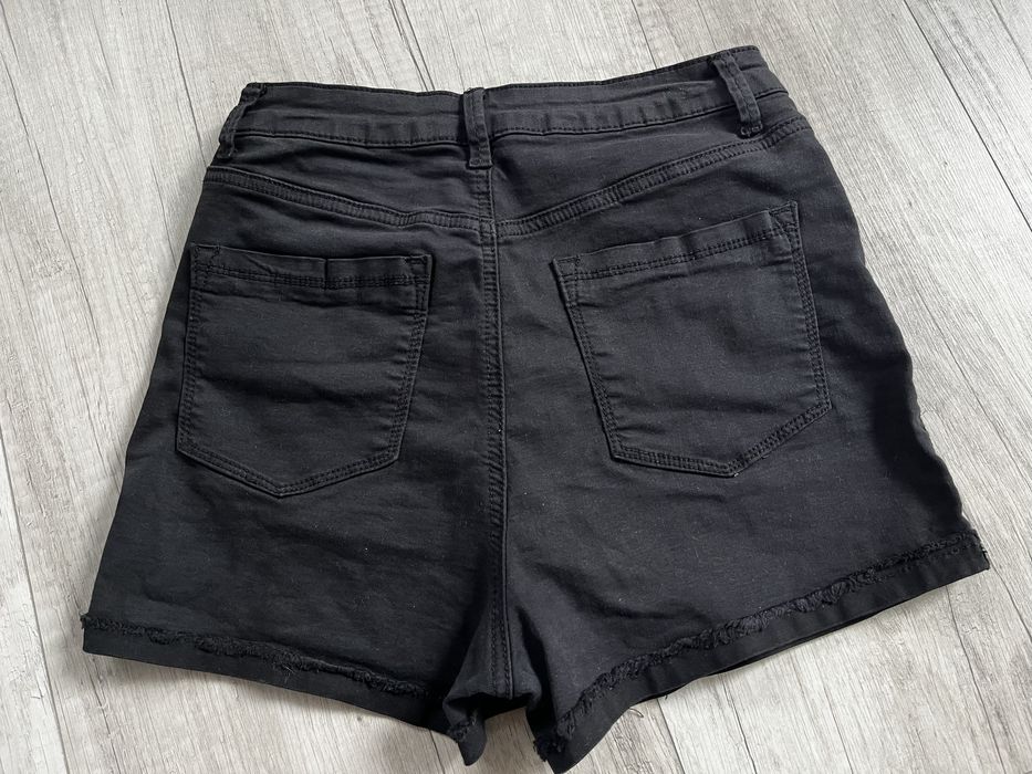 Spodenki czarne jeans