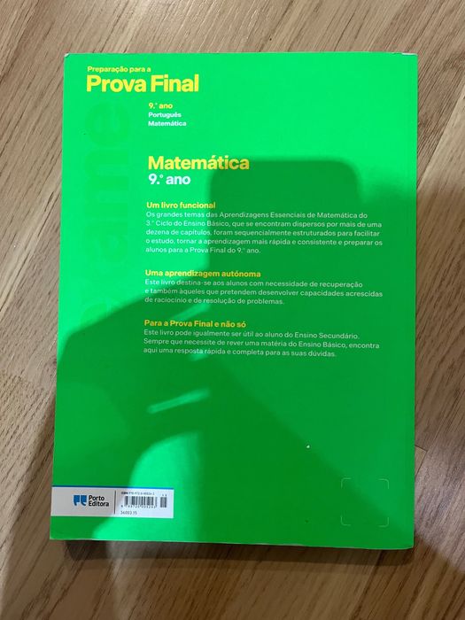 Livro matemática -preparação para exame 9 ano