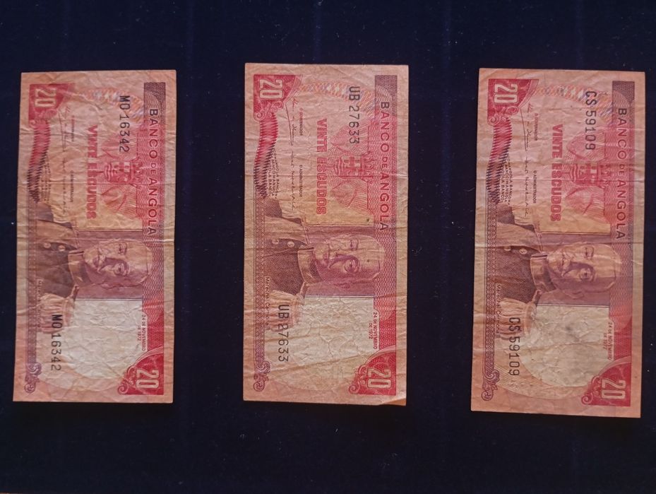 Notas das ex colónias portuguesas Angola