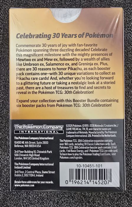 30th Celebration Booster Bundle