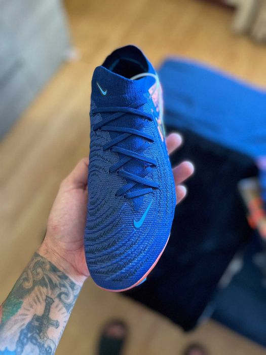 Chuteira da Nike Erling haaland X Phantom GX2 elite FG force of Nature pack men Sneakers blue