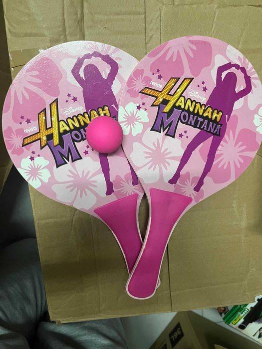 Raquetes com bola Hannah Montana