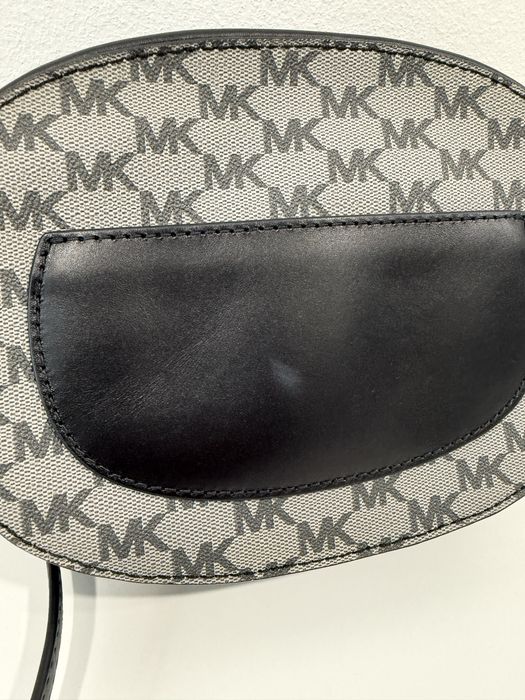 Mala Michael Kors Monograma Cinza/Preto