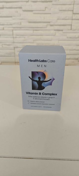 Vitamin B Complex MEN Health Labs 60 kapsułek NOWE