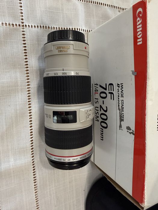 Canon EF 70-200mm f/4 L IS (estabilizada) - impecavel