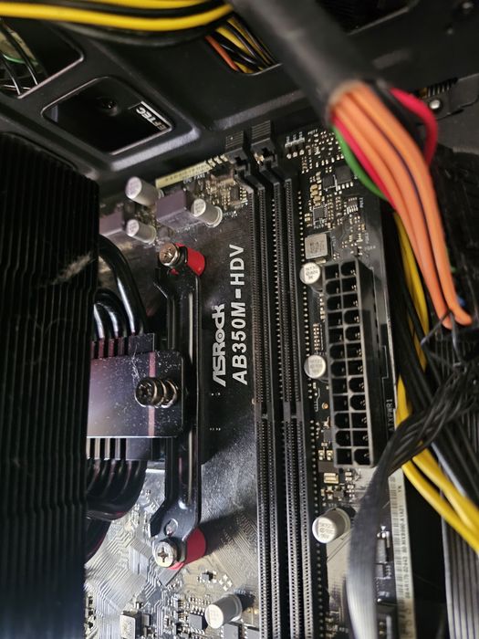 Материнська плата AM4 Asrock AB350M hdv