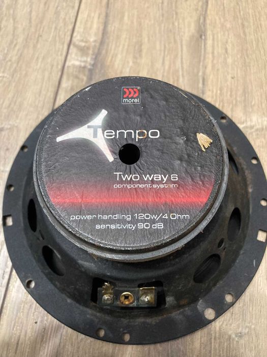 Професійні Динамики Morel TEMPO 6 Автомобільна акустика 120W RMS "6.5"