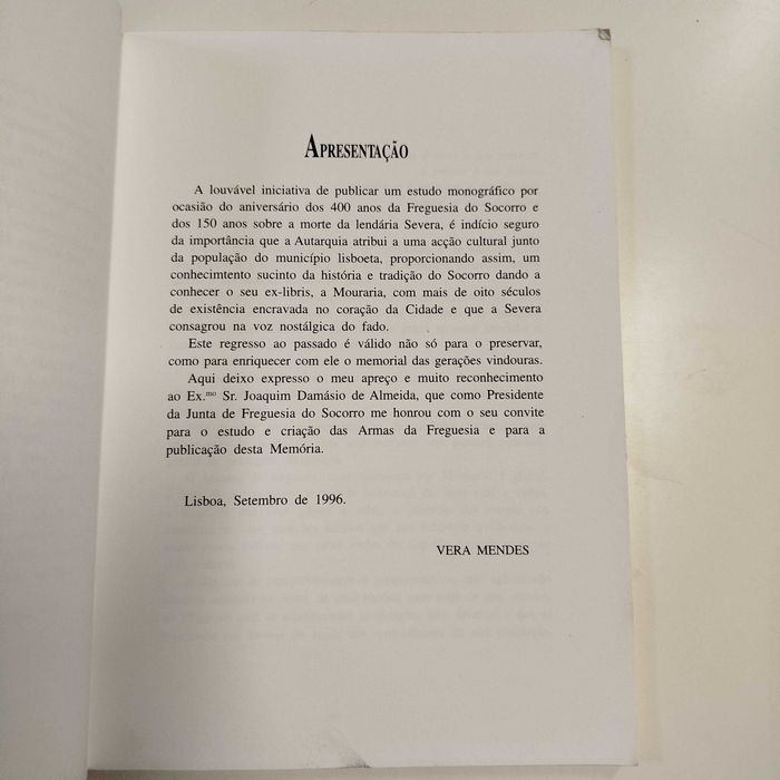 Socorro freguesia Mourisca, berço do fado - Vera Mendes