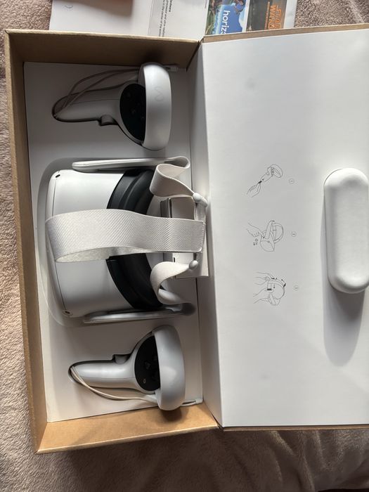 Meta Quest 2 256GB + PC кабель + комфортне кріплення | VR комплект