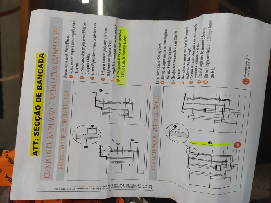 Extractores para moldes