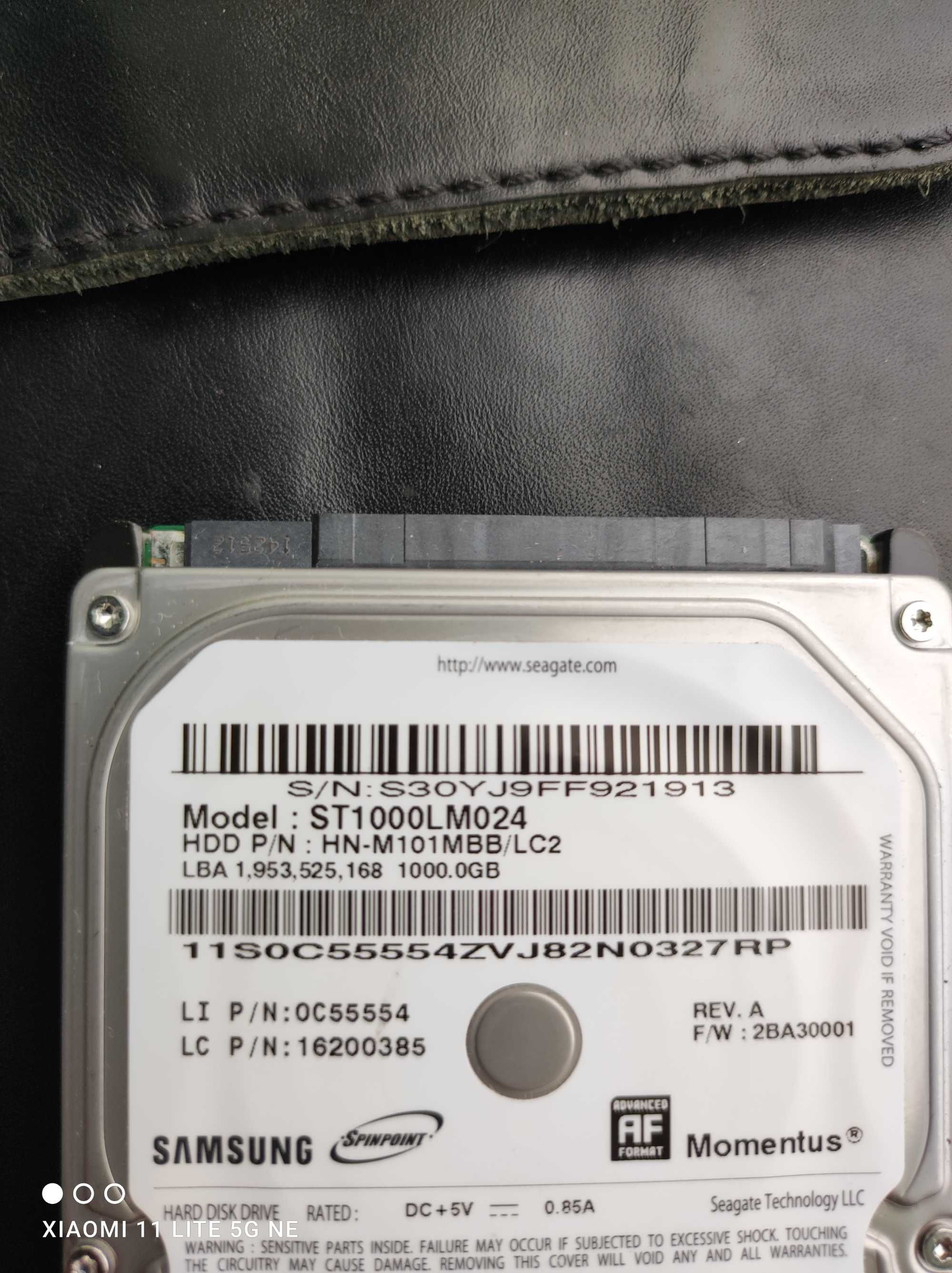 Жорсткий диск на 1 терабайт . Hdd 2.5 Samsung 1000gb. До ноутбука: 400 ...