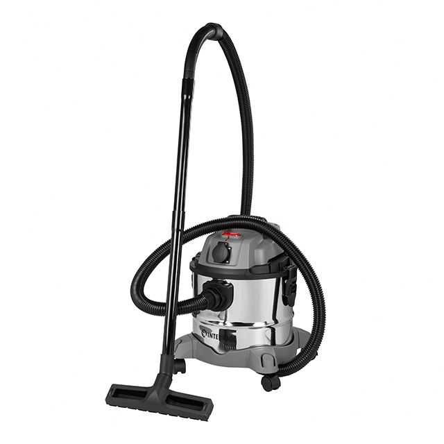 Пилосос будівельний 1.4 кВт, бак 20 л, шланг 3 м. INTERTOOL DT-1025.