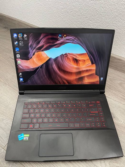 Ігровий ноутбук MSI GF63 Thin 11UC – i5 / 8GB / 256GB / RTX 3050