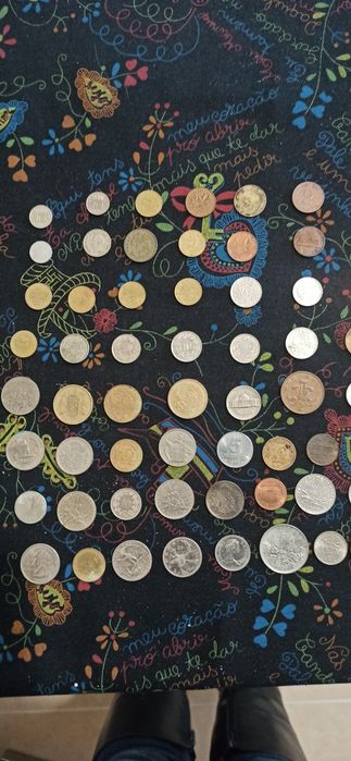 Moedas antigas de coleção