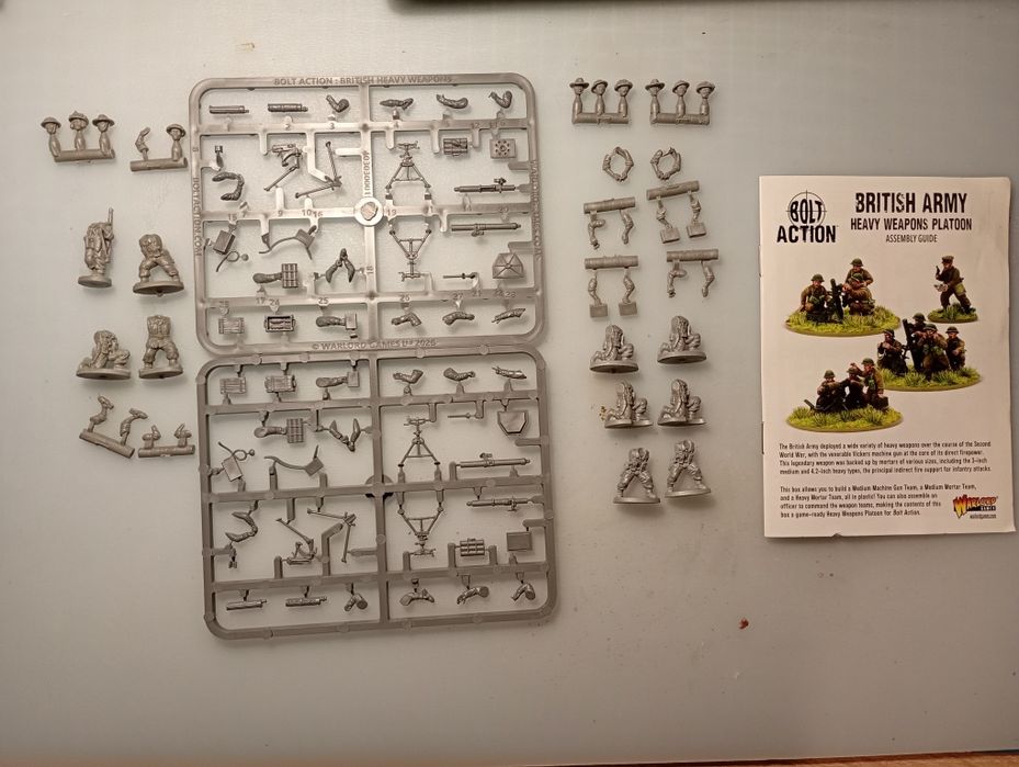 *Darmowa Dostawa* Bolt Action New PLASTIC Heavy Weapons British Gurkha
