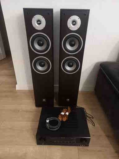 Ampituner+zestaw kolumn na wykrywacz metali