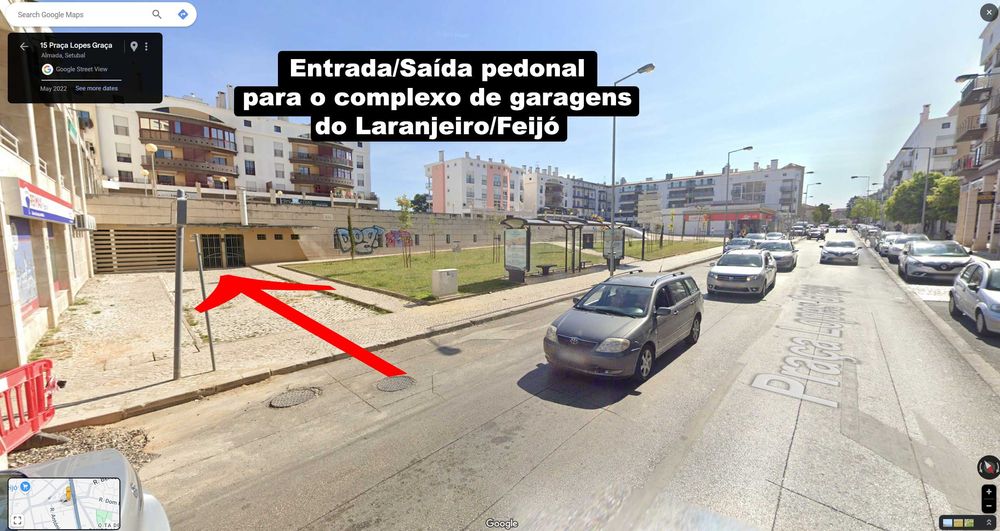 Arrenda-se Garagem no Laranjeiro, Almada