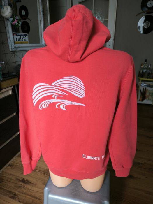 Tim Coppens bluza z kapturem unisex S damska kangurka czerwona