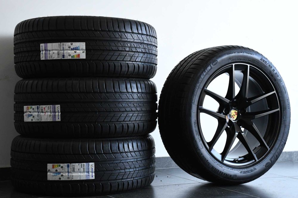 Koła Porsche 20 OE MACAN TURBO S GTS Nowe LATO Michelin 2024 Black Mat