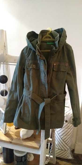 Parka Benetton, rozm. 140