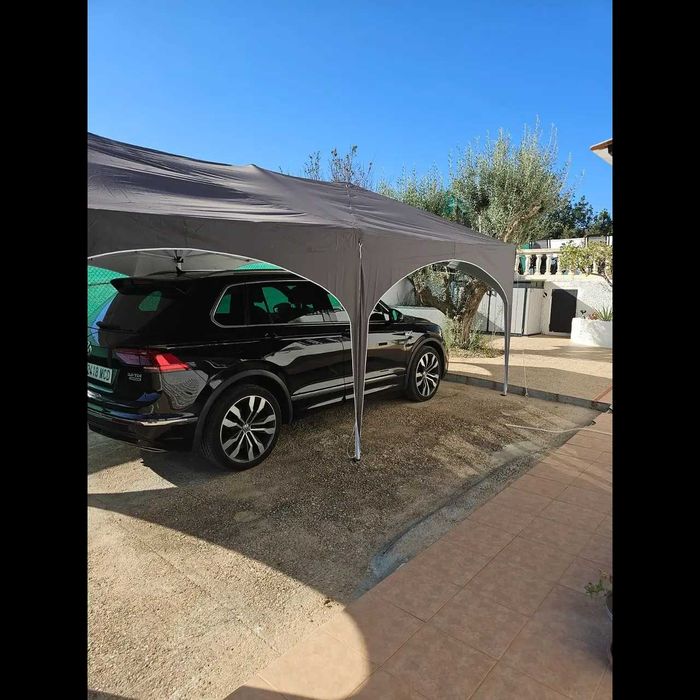 D57-Tenda 3 x 6 m dobrável e resistente montagem rápida
