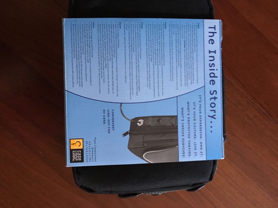 Mala para DVD portátil até 9 ‘’ CASE LOGIC