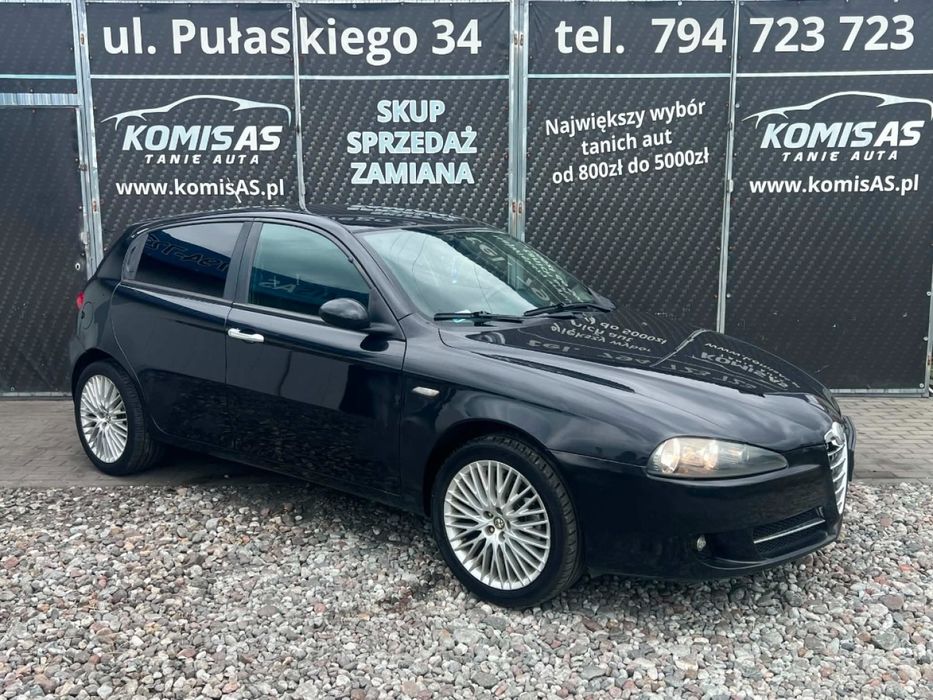 Alfa Romeo 147 1.6 + GAZ 105KM 2008r • Klimatyzacja • Radio Android • alufelgi