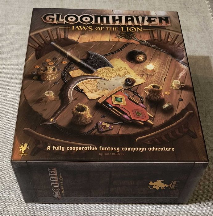 Gloomhaven: Jaws of the Lion - muito bom estado (versão EN)