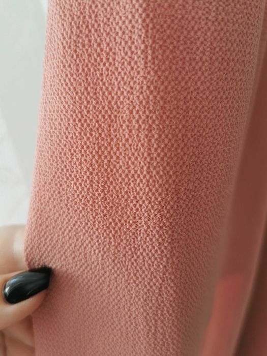 Sukienka wesele komunia długa maxi 44 46 pudrowy róż