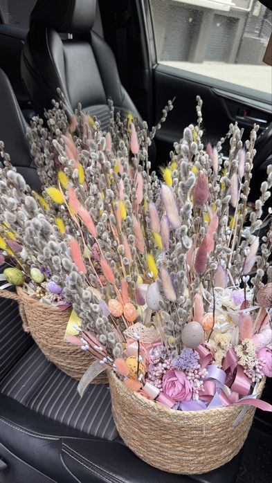 Вербові букети, верба, шутка, котики