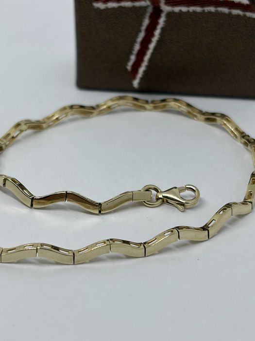 Oryginalna złota bransoletka 4,00g dł.18cm p585/ CH złoto