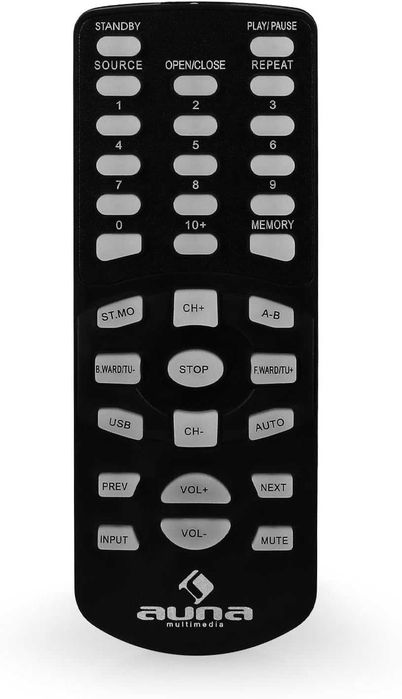 Colunas-Amplificador-CD player da marca alemã AUNA