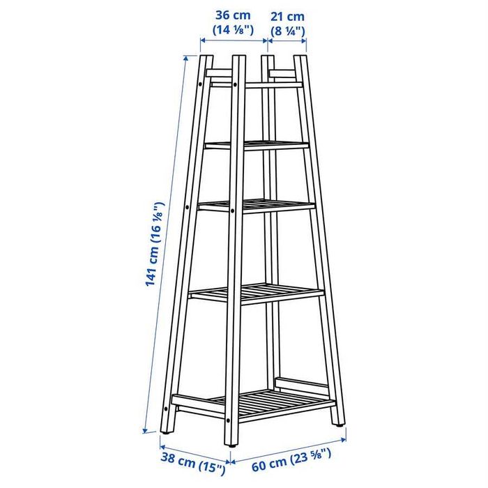 Estante Escada IKEA (Acácia)