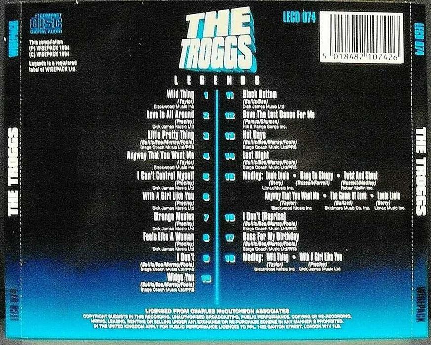 The Troggs - Legends - CD - 1994 - Leco 074
