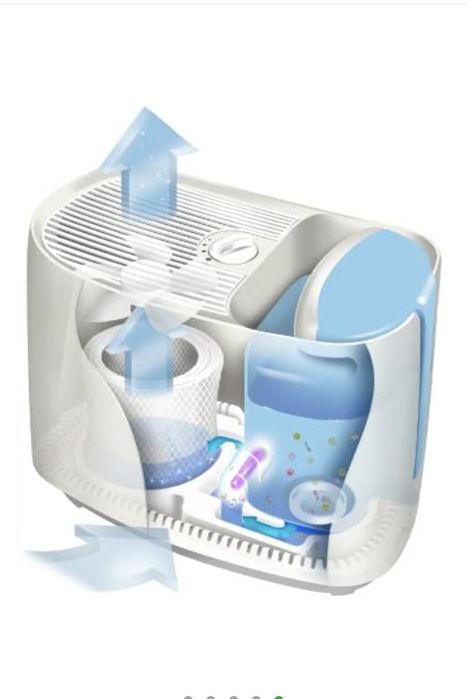 Зволожувач і очищувач повітря 2в1 Honeywell Germ Free HH350E до 45 м2