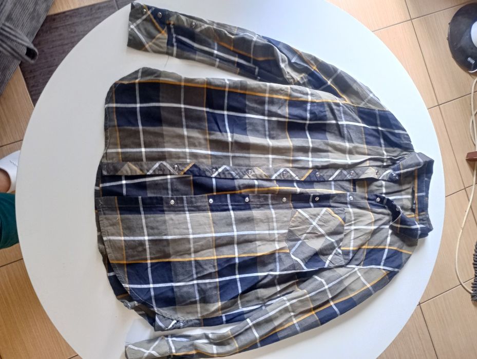 Koszula w kratę Stradivarius 36