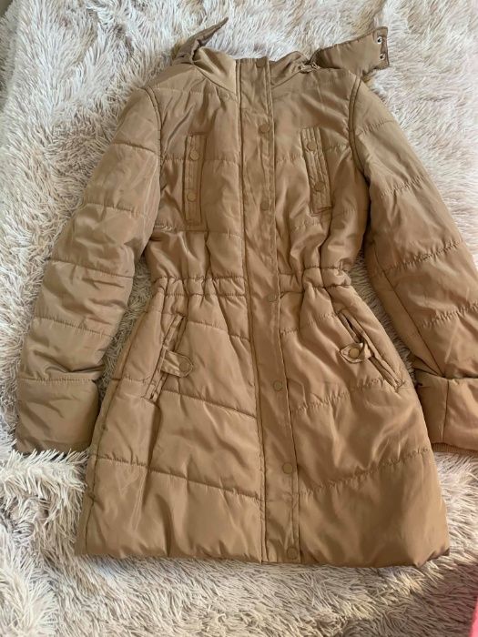 Kurtka zimowa ze ściągaczem - dziewczęca/damska