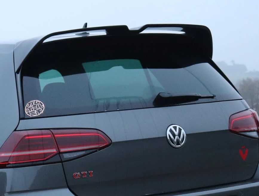 Спойлер Oettinger стиль чорний глянець GTI VW Golf 7 7.5 / ABS ПЛАСТИК