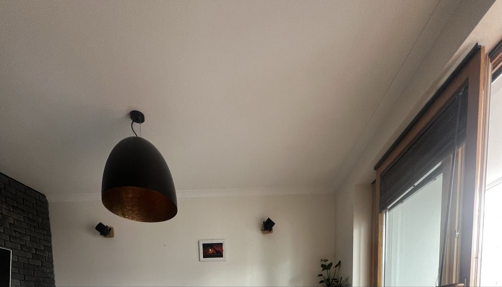 Duza lampa wiszaca czarna styl industralny/loft