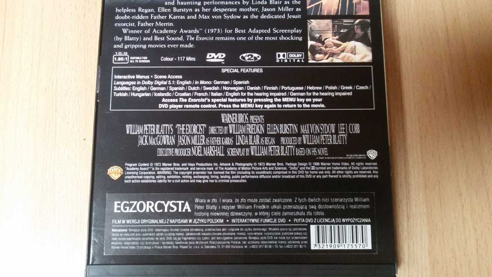 EGZORCYSTA DVD Snapper PL Super stan