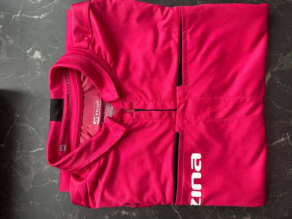 Czerwona/malinowa koszulka sędziowska Zina Siena