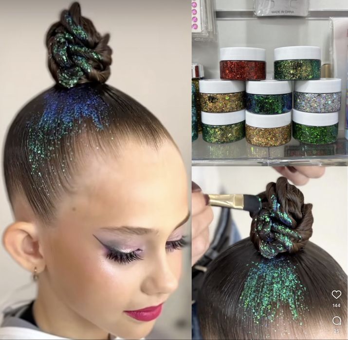 Глиттер блестки Glitter gel для лица тела и волос глітер блискітки
