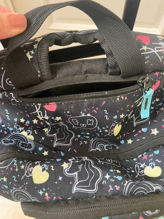 Mochila sem rodinhas mas vendida com base para aplicar a mochila