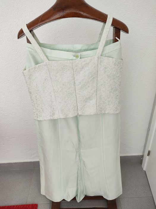 Conjunto de Cerimónia maxi verde água